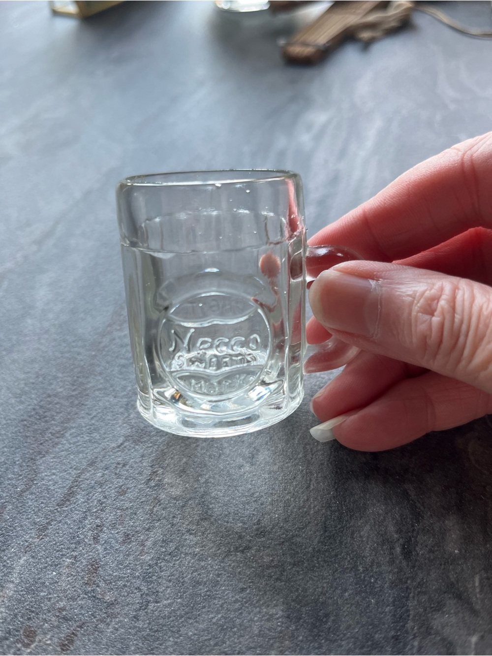 Necco Sweets mini mug from early 1900s